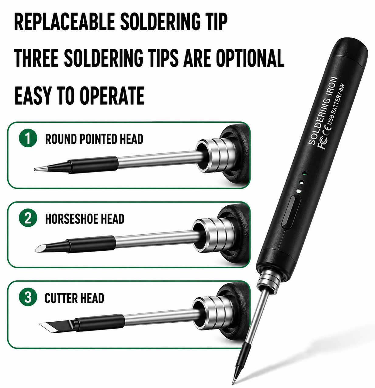 Wireless Soldering Iron Set