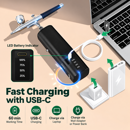 Portable Airbrush Compressor