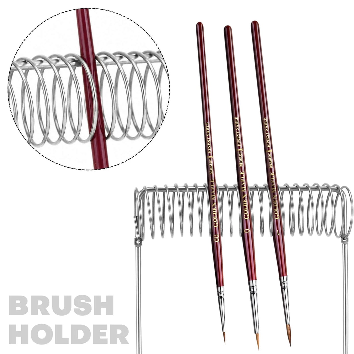 2-in-1 Portable Brush Washer & Drying Stand
