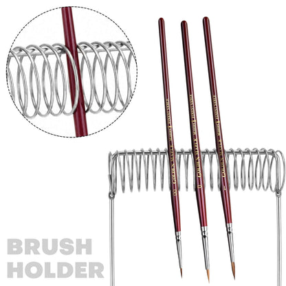2-in-1 Portable Brush Washer & Drying Stand
